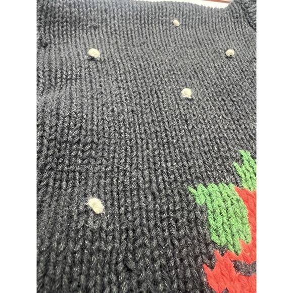 Rafaella Women's 3D Christmas Sweater Size S Hand Knitted Teddy Bear Holiday - Picture 8 of 12